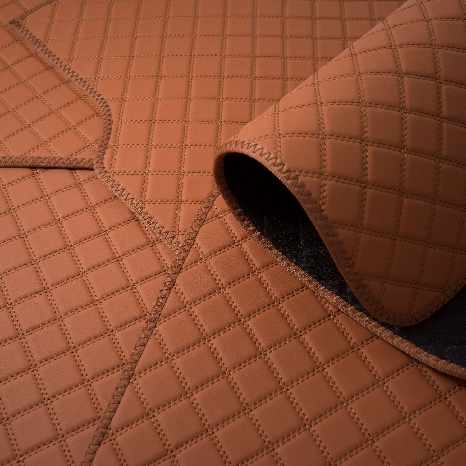Browne Nappa Leather Car Mats